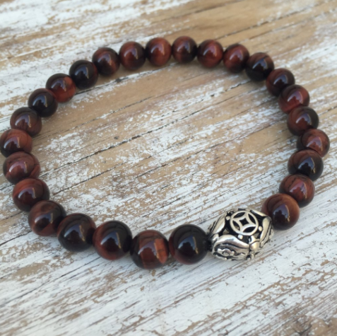 Mens Stag Collection - Red Tigers Eye